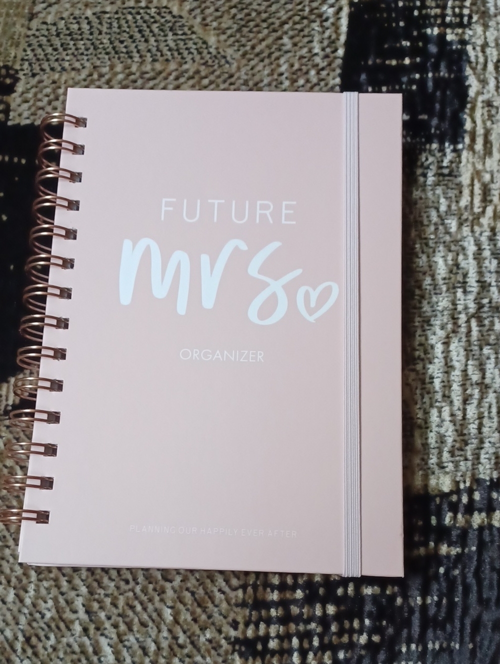 4/$40 New Future Mrs Organizer - Pink Spiral Wedding Planner